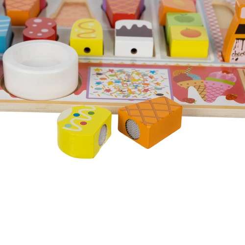 Juego de helados de madera Kruzzel, 27 piezas - Imagen 3